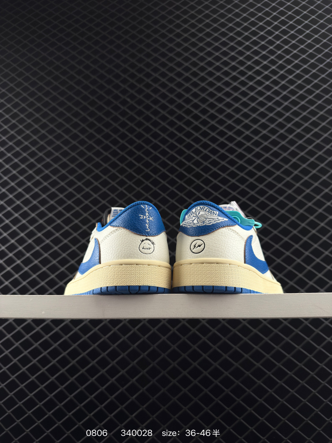 fragment design x Travis Scott x Nike Air Jordan 1 Low OG SP”Black/Green Toe“